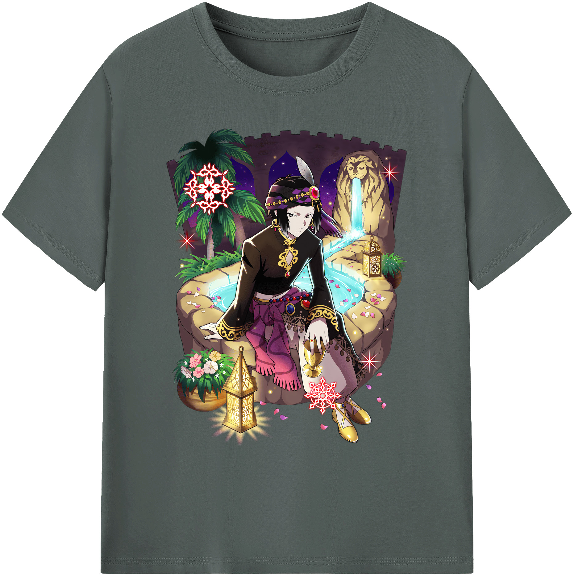 （画像用） 文豪ストレイドッグス Bungo Stray Dogs 綿100％ メンズ半袖Tシャツ｜肌触りやわらか＆通気性